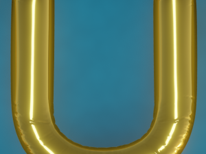 Balloons Alphabet Model 3D