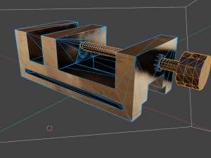 Machine vise Model 3D