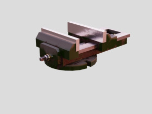Machine vise Model 3D