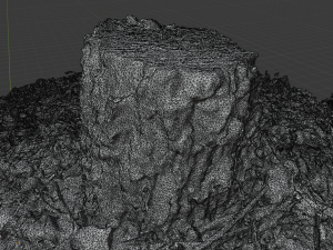 3d scanned nature tree stump 3D Model