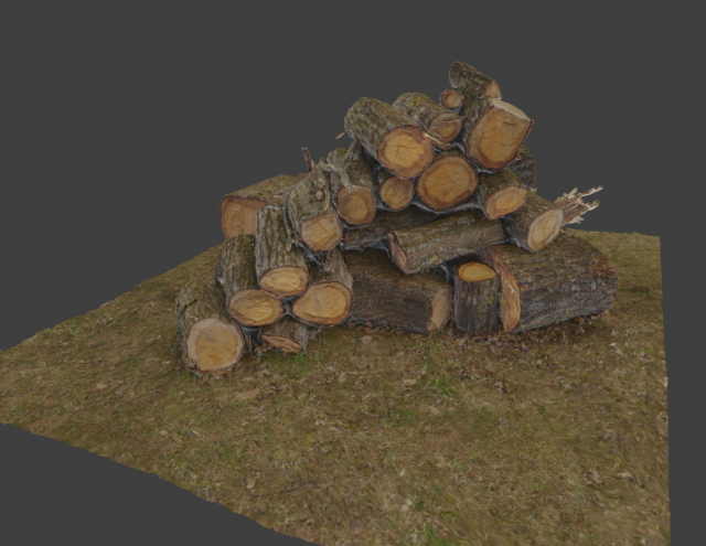 Firewood Pile Pack Model 3D .c4d .max .obj .3ds .fbx .stl .blend 