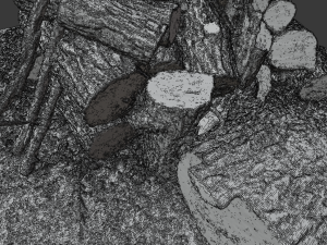Firewood Pile Pack Model 3D