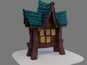 Welcome sign in Park Model 3D