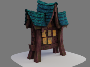 Welcome sign in Park 3D 模型