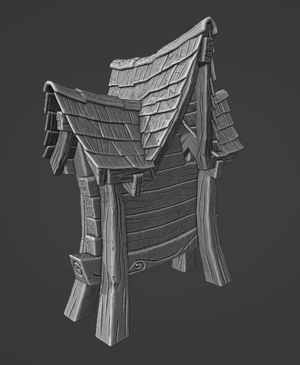 Welcome sign in Park 3D Print Model .c4d .max .obj .3ds .fbx .stl .blend 