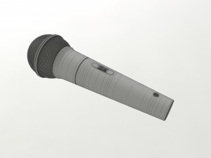 microphone 3D 模型