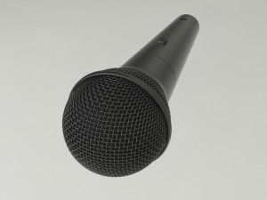 microphone 3D 模型