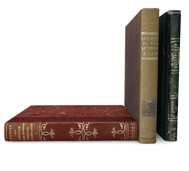 a set of three books 3D मॉडल .c4d .max .obj .3ds .fbx .stl .blend 