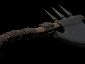 axe battle 3D Model