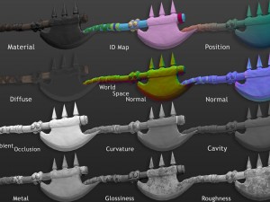 axe battle 3Dモデル