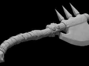axe battle 3D Model