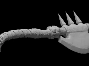 axe battle 3D Model