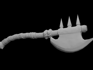 axe battle 3D Model