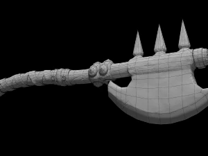 axe battle 3D Model