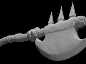 axe battle 3D Model