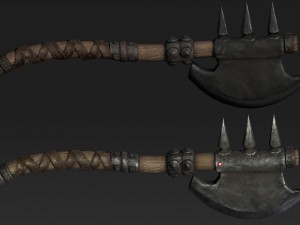 axe battle Modelo 3D