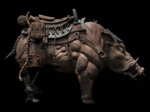 cybernetic boar 3D 模型