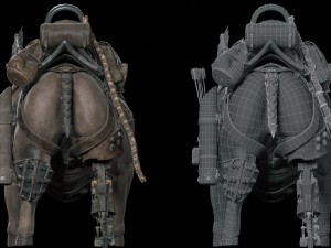 cybernetic boar 3D 模型