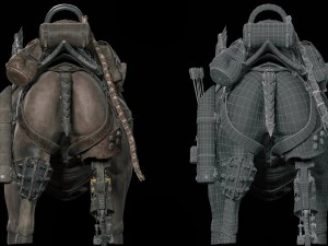 javali cibern&eacute;tico Modelo 3D