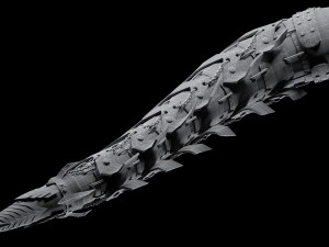 cybernetic boar 3D 模型