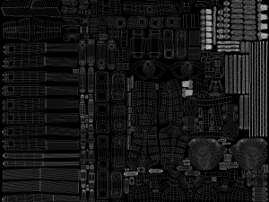 javali cibern&eacute;tico Modelo 3D