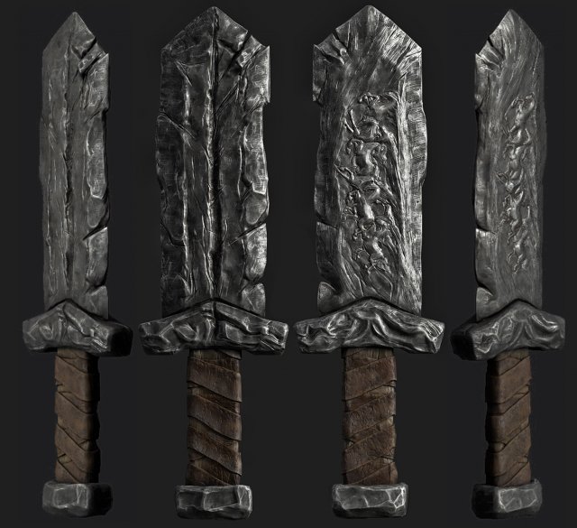 sword Modèle 3D .c4d .max .obj .3ds .fbx .stl .blend 