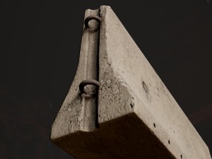 concrete block 3D Модель