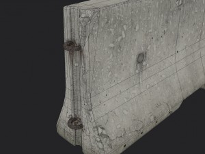 concrete block 3D Модель