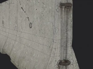 bloco de concreto Modelo 3D