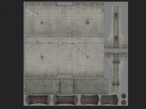 concrete block 3D Модель