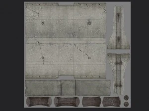 bloco de concreto Modelo 3D