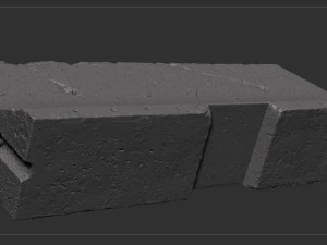 bloco de concreto Modelo 3D