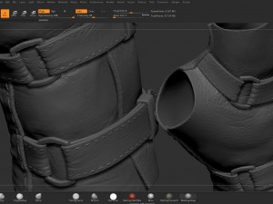 leather glove 3D Модель