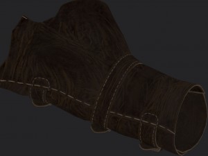 leather glove 3D Модель