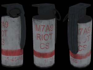smoke grenade 3D 模型