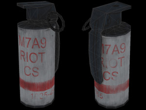smoke grenade 3D 模型