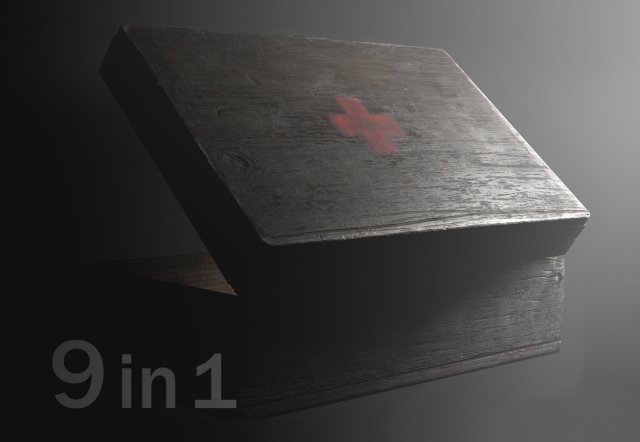 first aid kit 3Dモデル .c4d .max .obj .3ds .fbx .stl .blend 