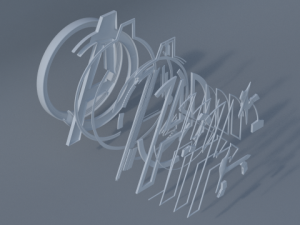 avengers age of ultron 3d logo 3D मॉडल