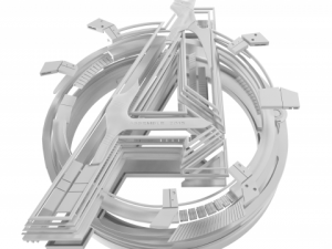 avengers age of ultron 3d logo 3D मॉडल