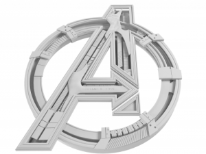 avengers age of ultron 3d logo 3D मॉडल