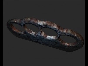 realistic brass knuckles 3D Model