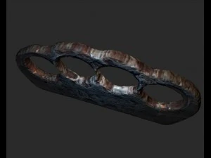 realistic brass knuckles 3D Model