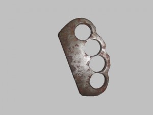 realistic brass knuckles 3D Model