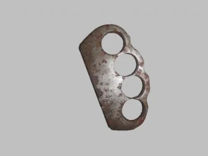 realistic brass knuckles 3D Model