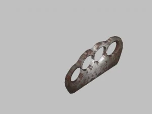 realistic brass knuckles 3D Model