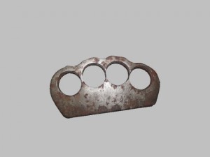 realistic brass knuckles 3D Model
