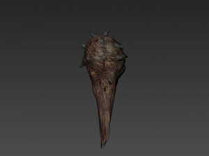 wooden cudgel 3D Model