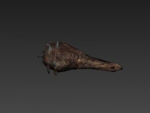 wooden cudgel 3D Model