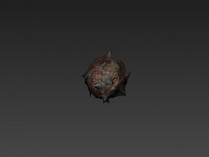 wooden cudgel 3D Model