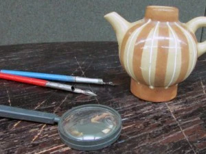 fotorealistyczny gliniany czajniczek Model 3D